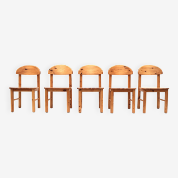 Set of 5 Rainer Daumiller chairs from the 1970s
