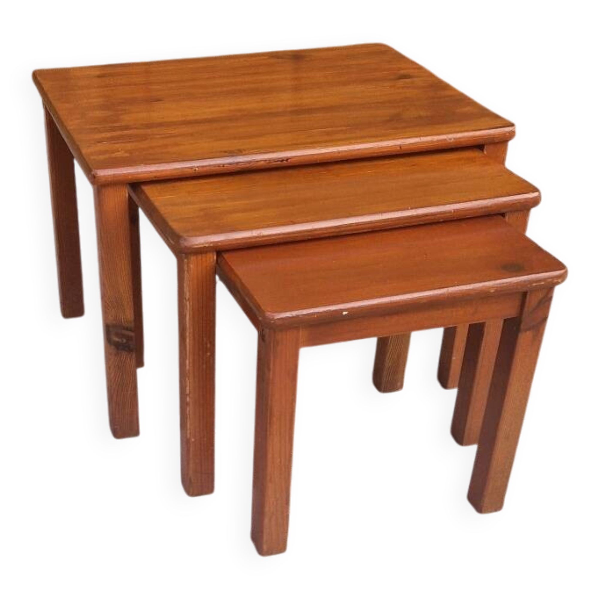Vintage Scandinavian nesting coffee table