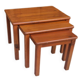 Vintage Scandinavian nesting coffee table