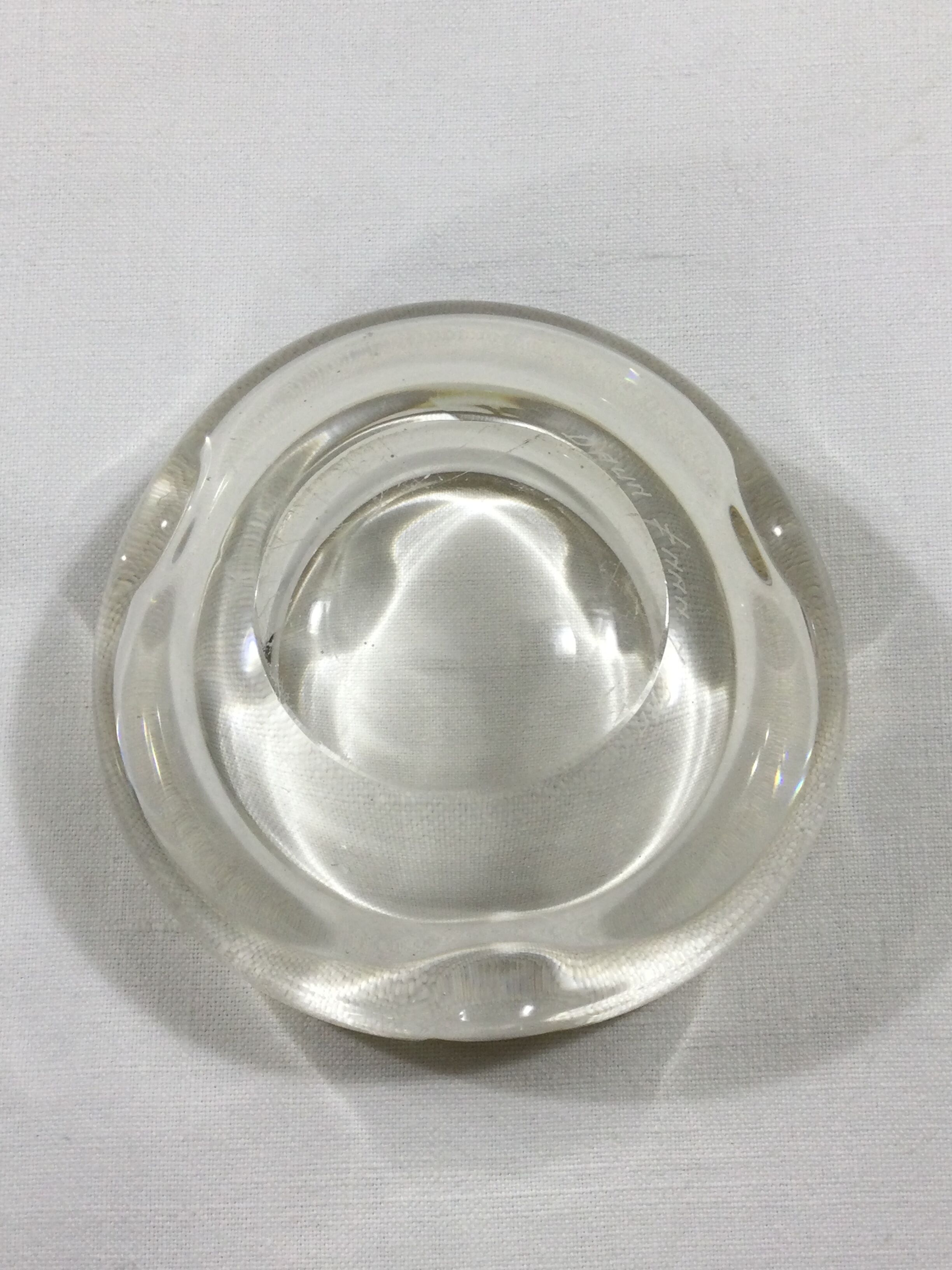 Cendrier en cristal de Daum