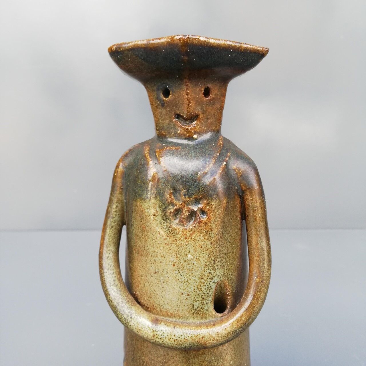 Sandstone candlestick