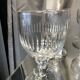 Suite de 7 verres a liqueur ou goutte en verre cisele art de la table