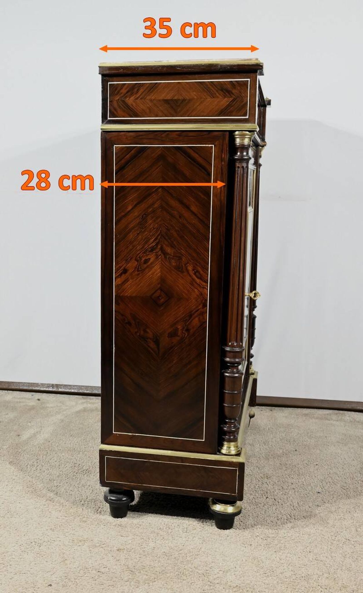 Support Unit in Rio Rosewood, Napoleon III Period – Mid-19th Century