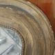 Louis Philippe gilded and pearl mirror