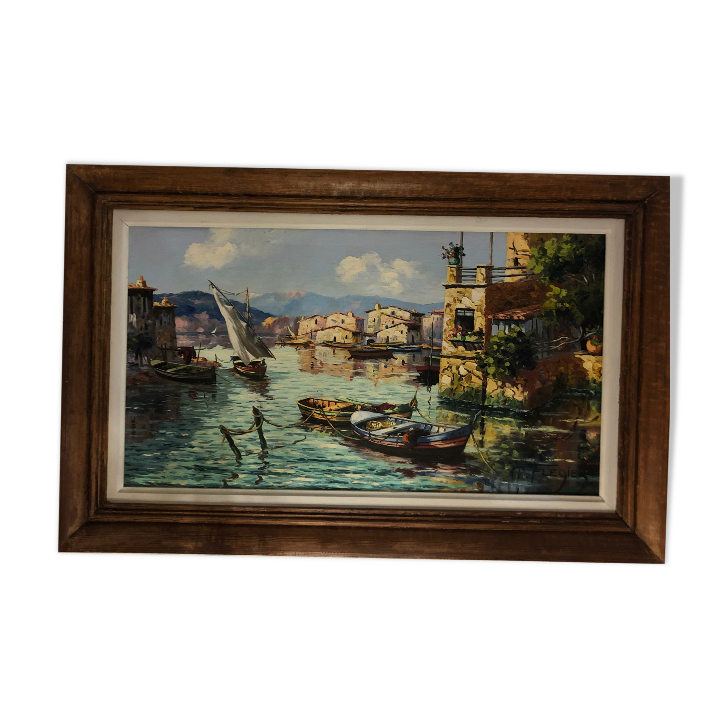 Painting by Max Flegier (XXth)