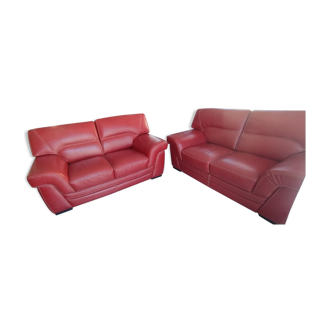 Leather sofas