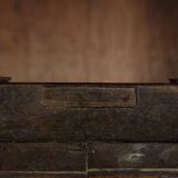 Antique carved solid wood buffet – Cherub decoration – 19th century