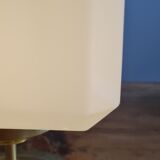 Opal glass table lamp