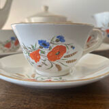 Digoin-Sarreguemines coffee service "pastoral" model