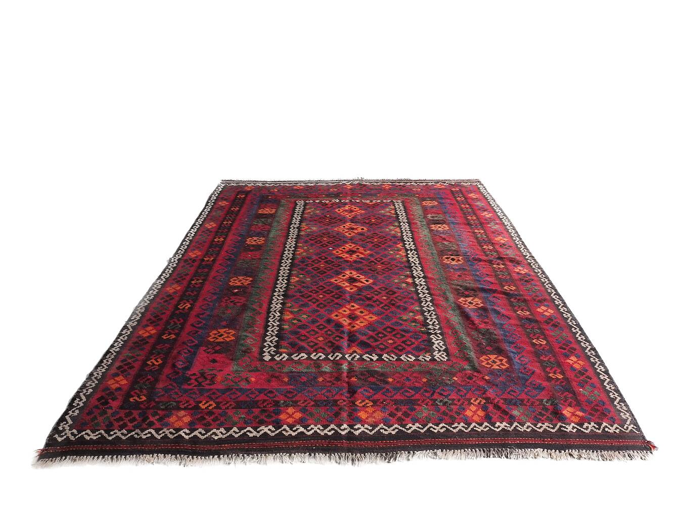Vintage wool kilim rug