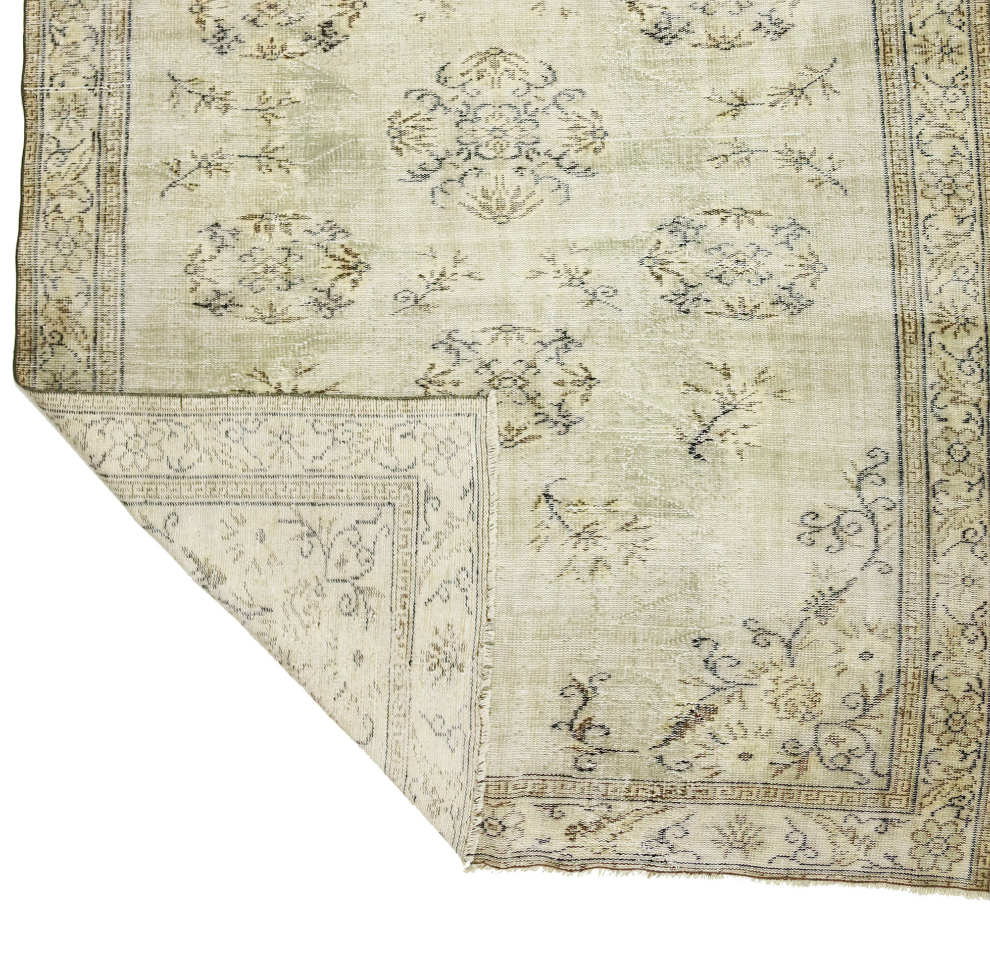 Anatolian handmade vintage rug 302 cm x 199 cm