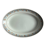 Large oval presentation platter St Amand