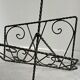 Vintage wrought iron magazine rack