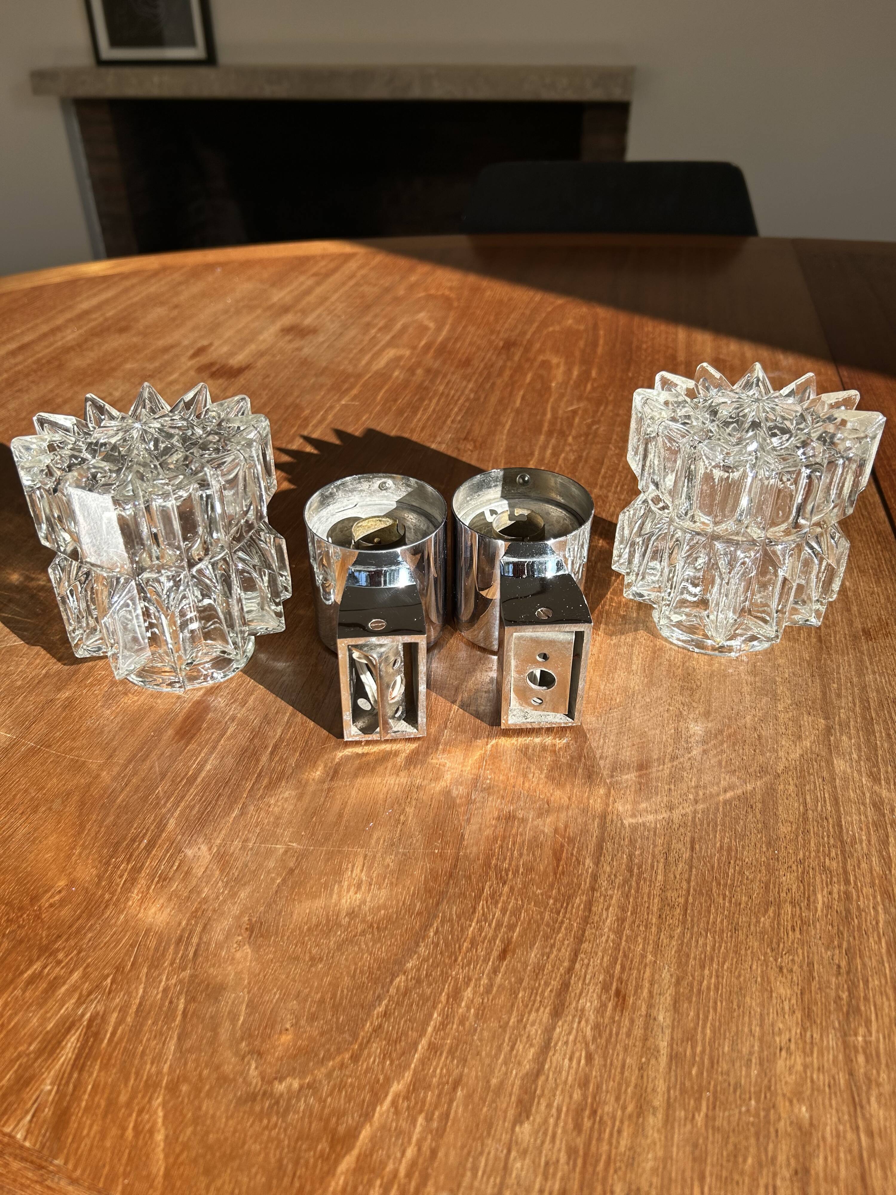 Pair of wall sconces