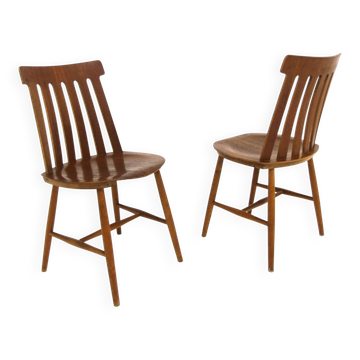 Set of 2 teak chairs, Jan Hallberg, Edsbyverken, Sweden, 1960