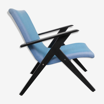 Fauteuil des années 1950 bleu