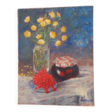 Oil painting still life