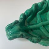 Vallauris ceramic leaf dish