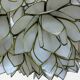 Mother-of-pearl and brass flower pendant – Germany circa 1970