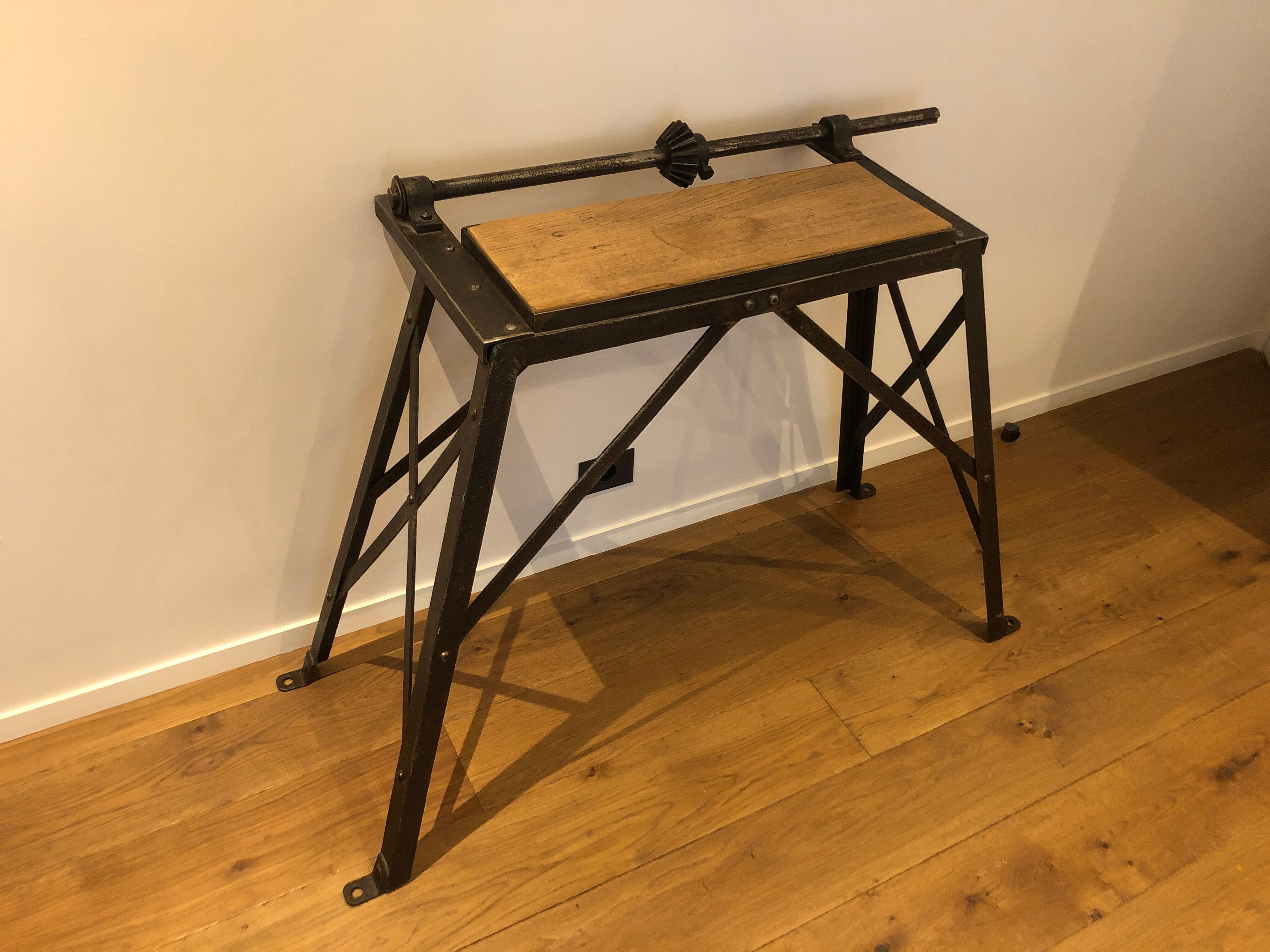 Industrial-style console