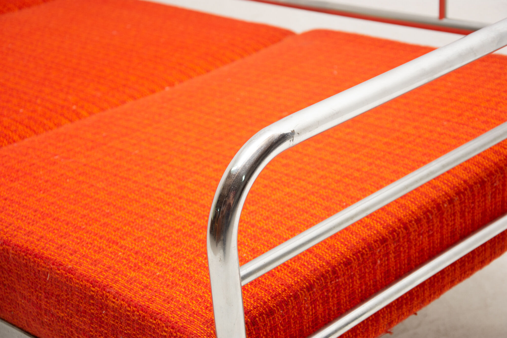 Bauhaus chromed sofa by Robert Slezák, 1930s, Czechoslovakia