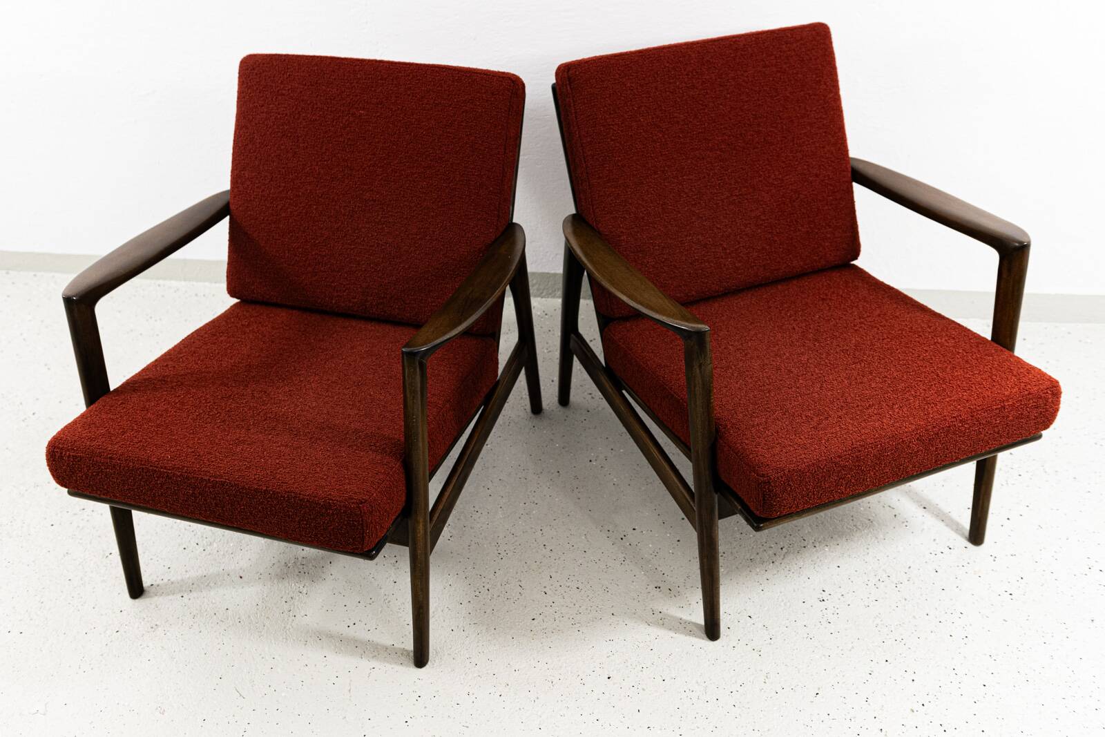 Mid Century Modern Armchairs By Sfm, Poland, 1960s, set of 2