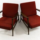 Mid Century Modern Armchairs By Sfm, Poland, 1960s, set of 2