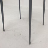 Set of 4 Italian Metal Dining Chairs, 1960's