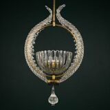 Murano chandelier by Ercole Barovier for Barovier & Toso, 1930s