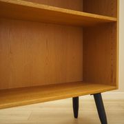 Ash shelving unit on splayed legs, Denmark, 1960s
