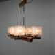 Mid-century chandelier by instala decin, 1970s