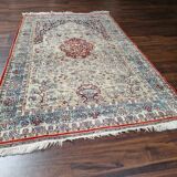 Antique Beijing rug, 1930 – silk on silk – 126x184 cm – exceptional piece