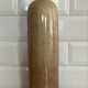 Beige stoneware bottle vase