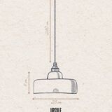URSULE - White terracotta - Suspension