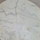Table in marble and cast iron pedestal table