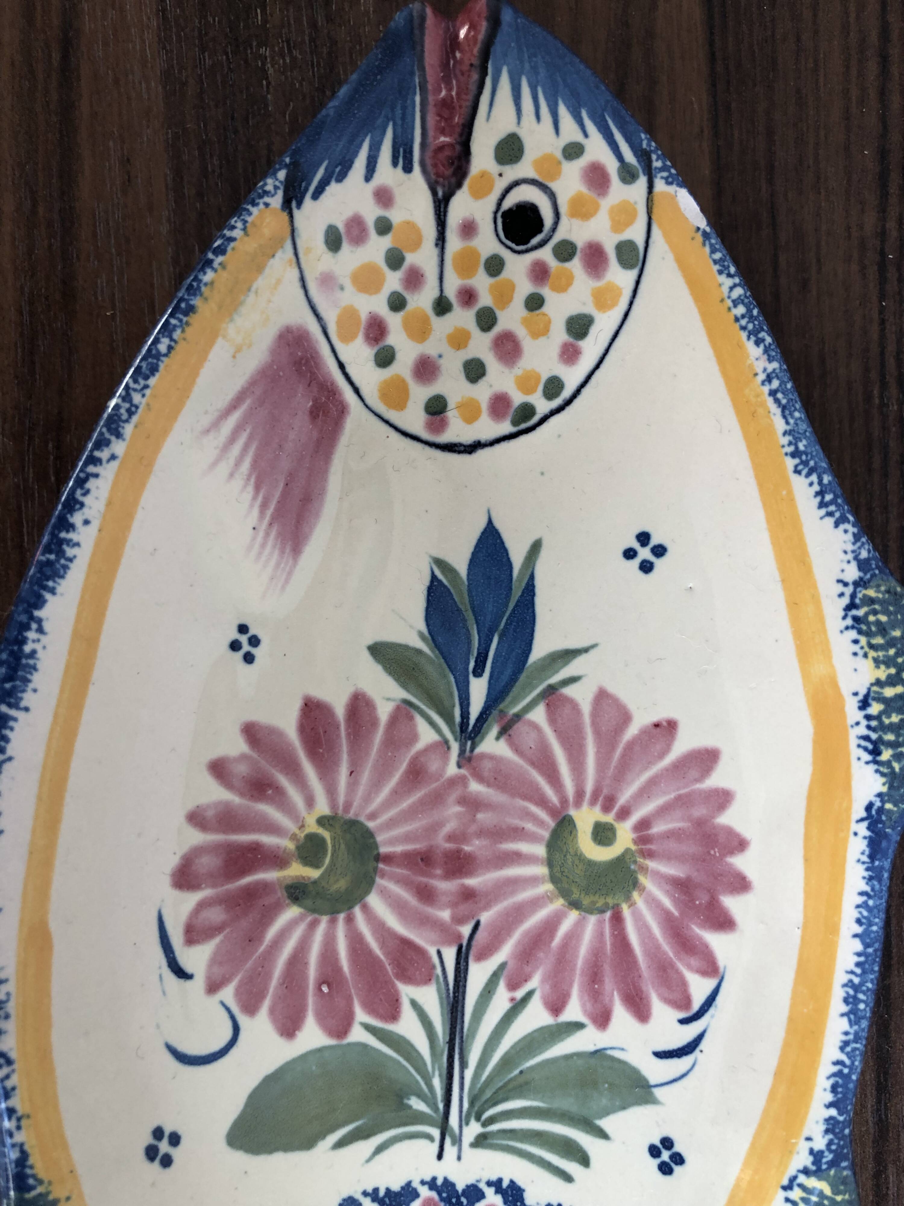 Henriot Quimper fish bowl