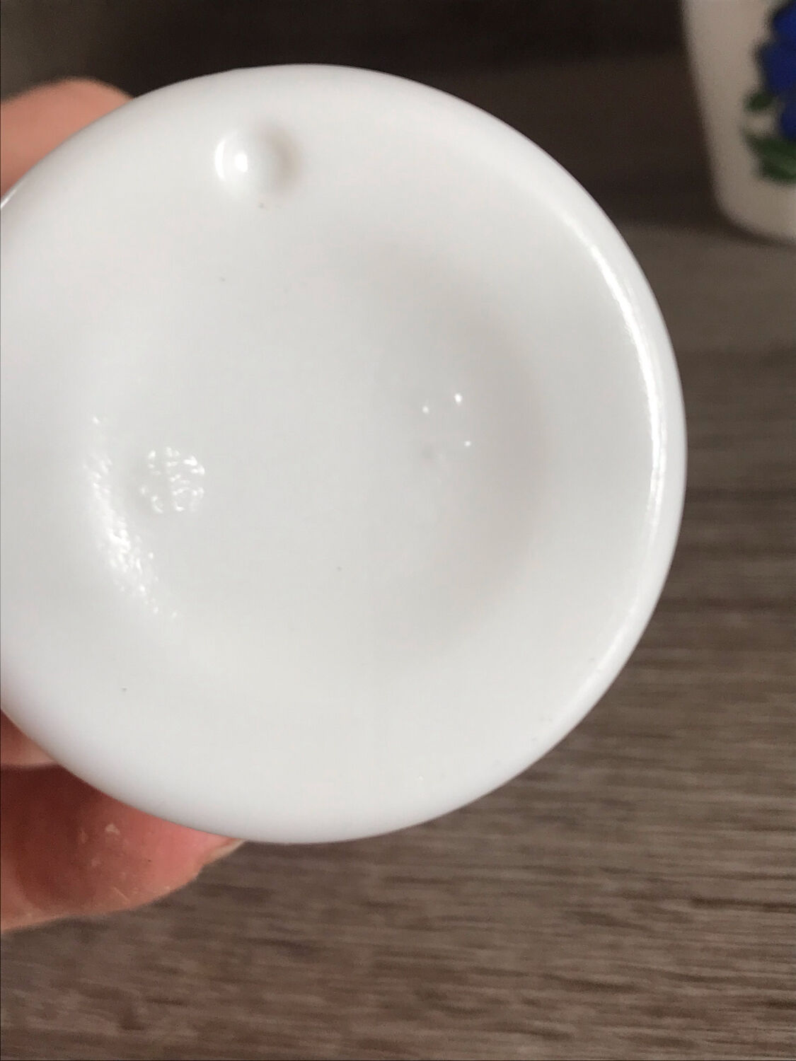 Lot de 4 pot à épices en opaline vintage