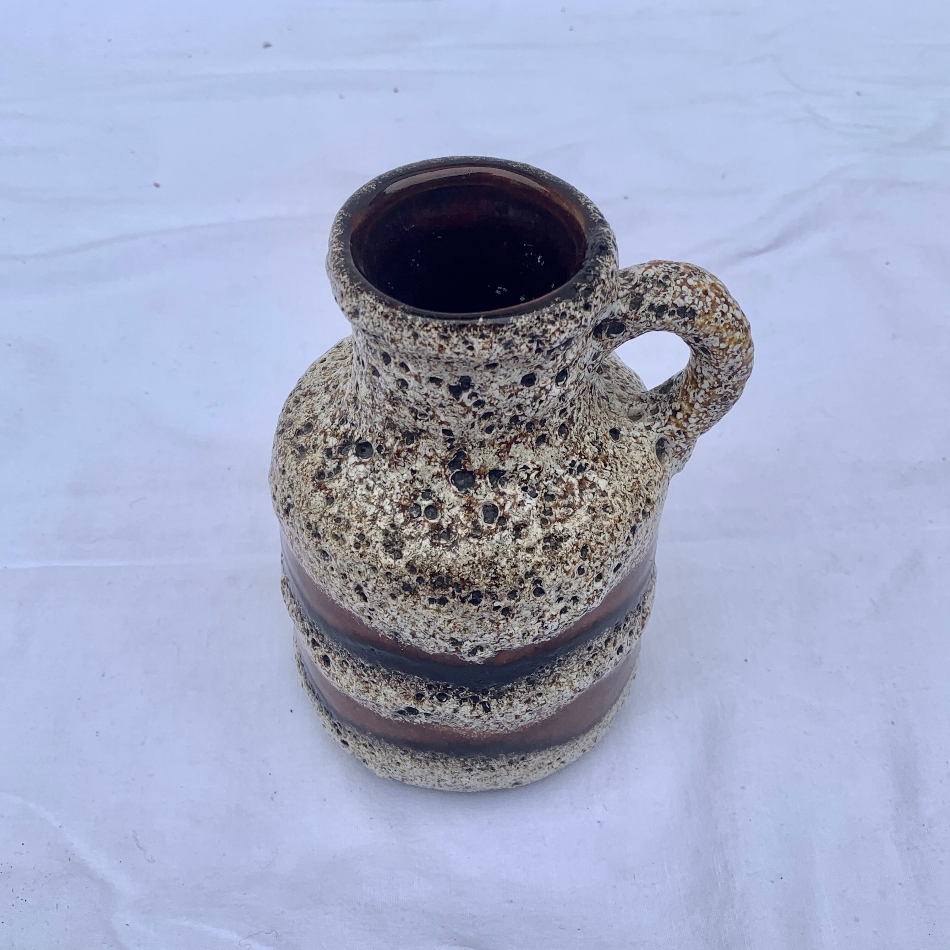 7 vases en céramique vintage