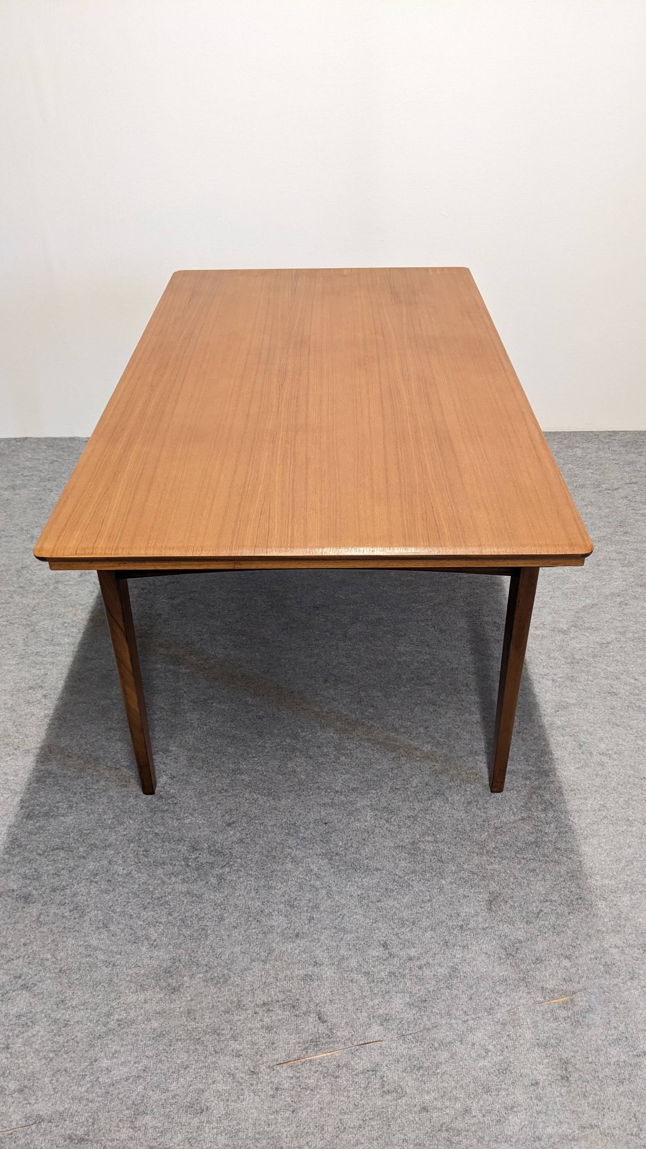 Extendable teak dining table by LB Kofod Larsen circa 1960