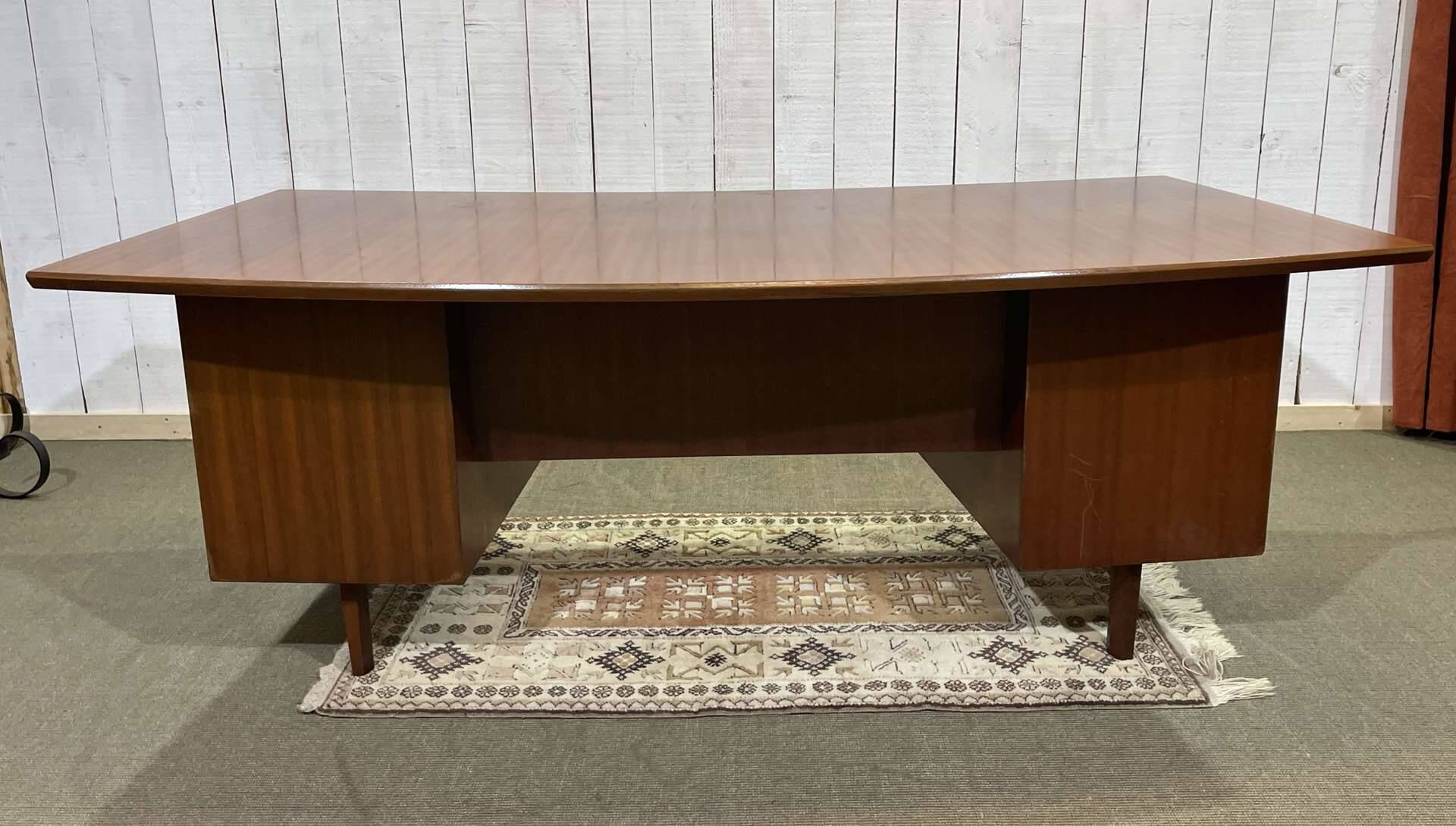 1960s mahogany executive desk - can be dismantled into 3 parts