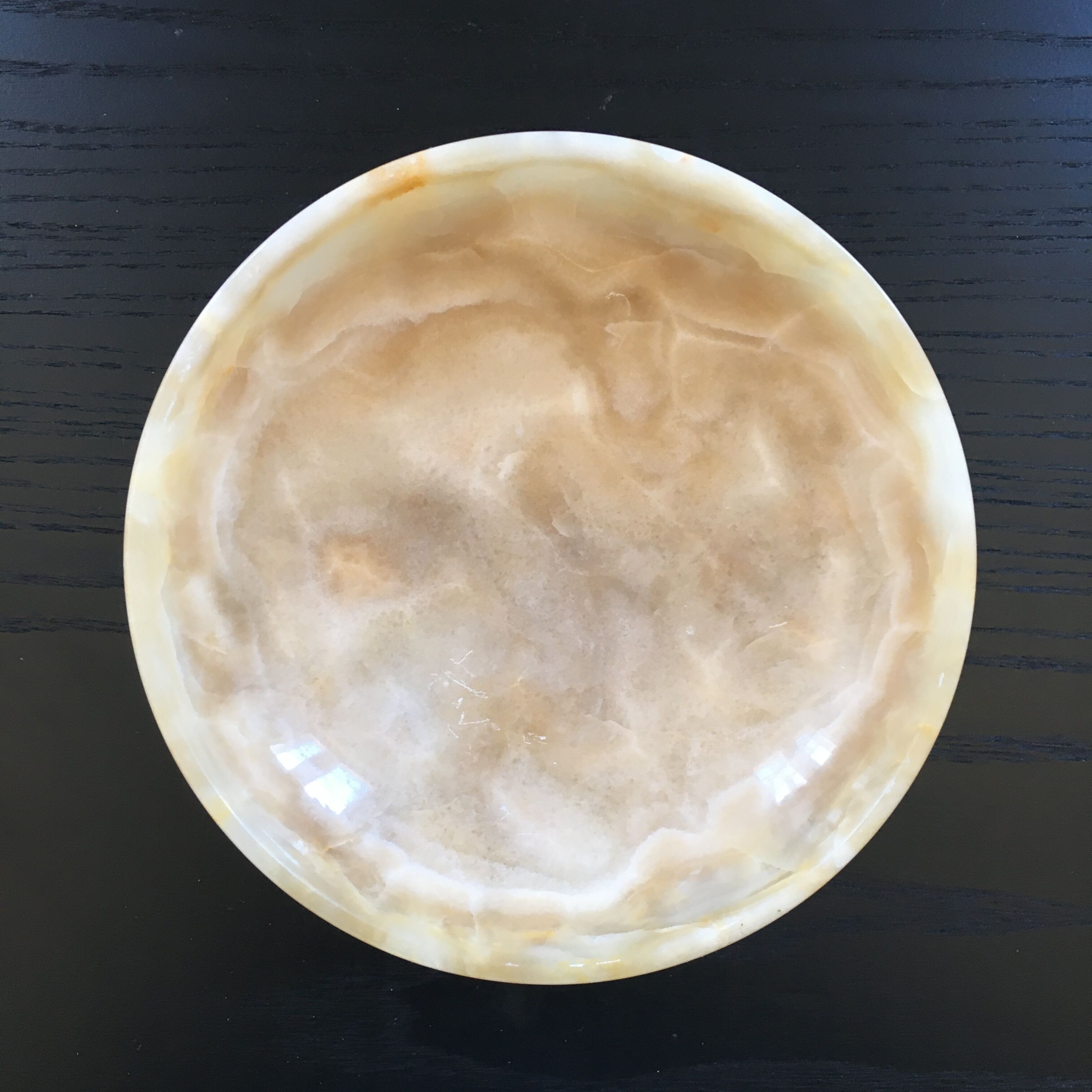 Alabaster cut on foot