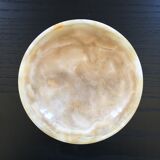 Alabaster cut on foot