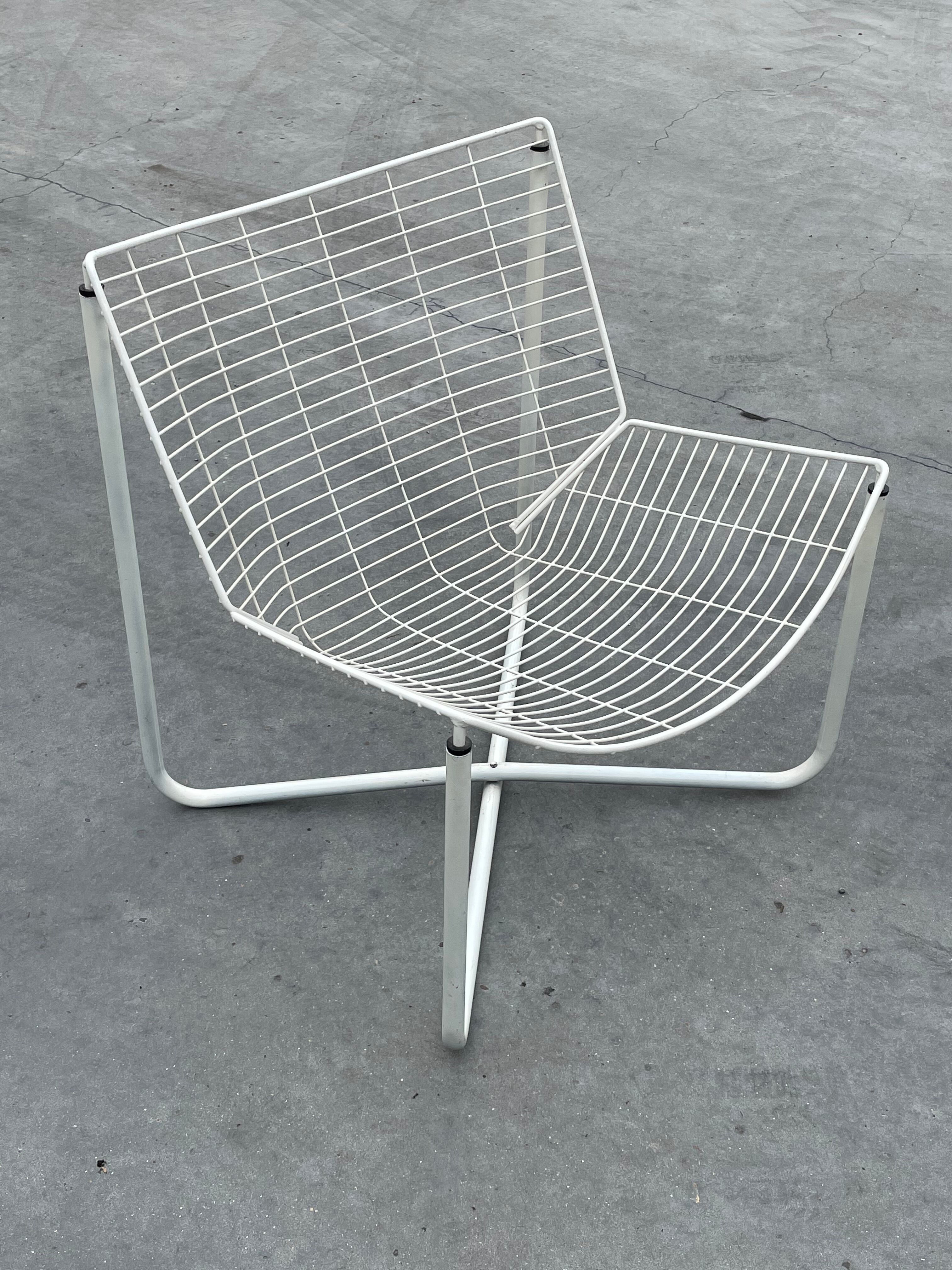 Vintage Niels Gammelgaard Jarpen chair white Ikea