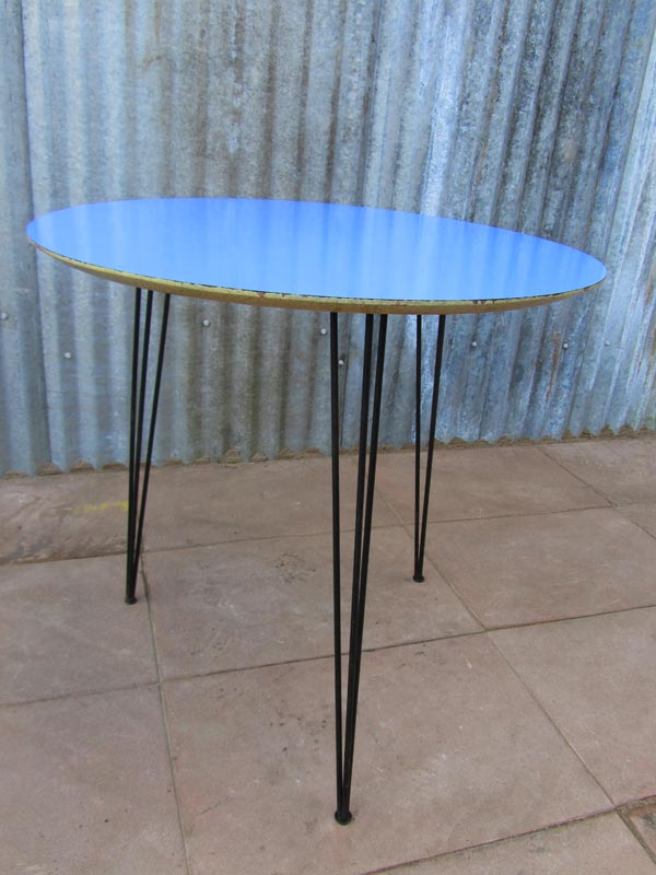 Table round blue imexcotra formica 1950