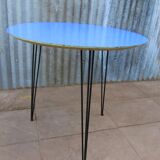 Table round blue imexcotra formica 1950