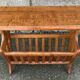 Magazine rack, side table, wood, vintage, 60s