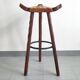 Vintage Spanish brutalist bar stool 1970s