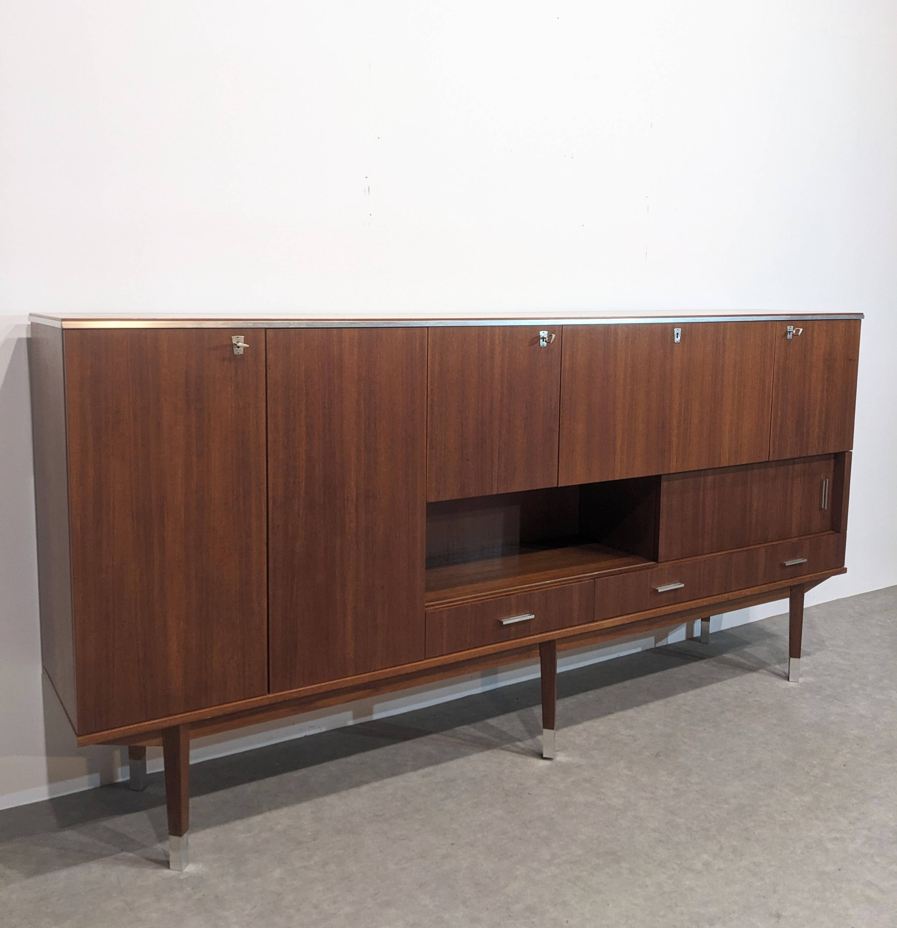 XL vintage Scandinavian highboard