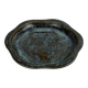 Enamelled stoneware ashtray