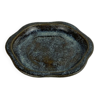 Enamelled stoneware ashtray